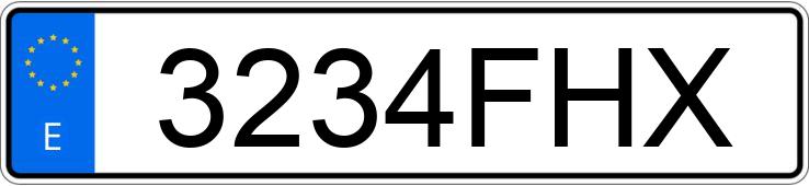 Numer rejestracyjny 3234FHX posiada SEAT LEON Numer rejestracyjny 3234FHX posiada SEAT LEON