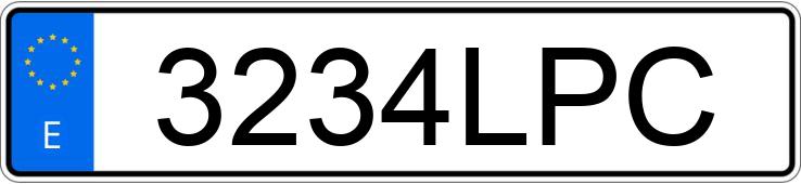 Il numero di registrazione 3234LPC ha PEUGEOT 208