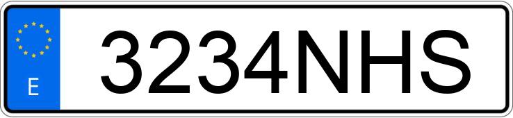 Numer rejestracyjny 3234NHS posiada MAZDA CX-30