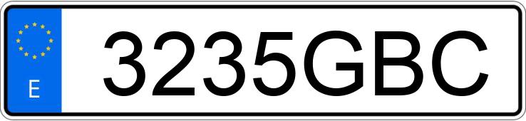 Numer rejestracyjny 3235GBC posiada FIAT PUNTO Numer rejestracyjny 3235GBC posiada FIAT PUNTO