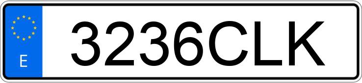 Numer rejestracyjny 3236CLK posiada MERCEDES SPRINTER