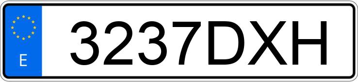 Numer rejestracyjny 3237DXH posiada VOLKSWAGEN TOUAREG