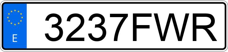 Numer rejestracyjny 3237FWR posiada SEAT IBIZA Numer rejestracyjny 3237FWR posiada SEAT IBIZA