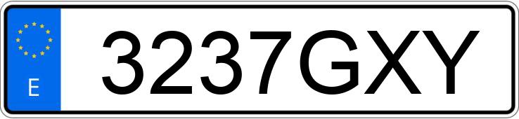 Numer rejestracyjny 3237GXY posiada PEUGEOT 308 Numer rejestracyjny 3237GXY posiada PEUGEOT 308