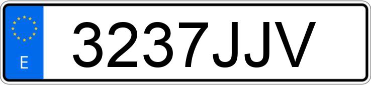 Numer rejestracyjny 3237JJV posiada CITROEN C5