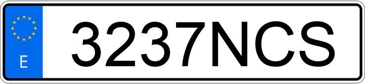 Numer rejestracyjny 3237NCS posiada MERCEDES GLC (254)