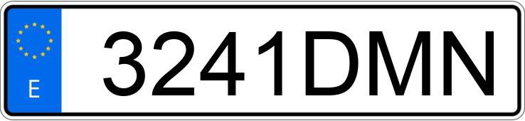 Numer rejestracyjny 3241DMN posiada MERCEDES E (211)
