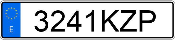 Pirate de la route dans un véhicule immatriculé 3241KZP