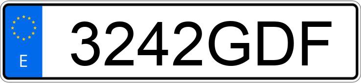 Numer rejestracyjny 3242GDF posiada MINI MINI