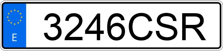 Numer rejestracyjny 3246CSR posiada SEAT TOLEDO