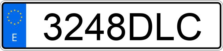 Die Registrierungsnummer 3248DLC hat OPEL MERIVA