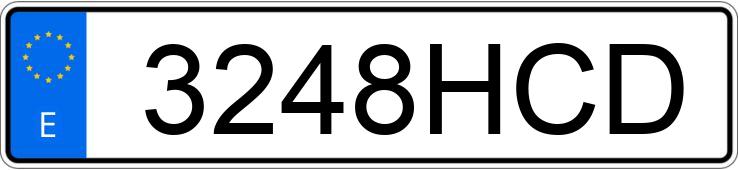 Numer rejestracyjny 3248HCD posiada RENAULT CLIO