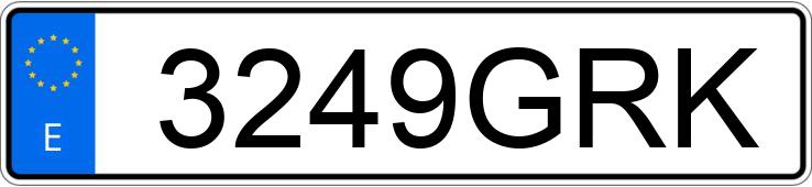Numer rejestracyjny 3249GRK posiada MAZDA MAZDA6 Numer rejestracyjny 3249GRK posiada MAZDA MAZDA6
