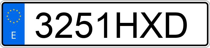 Numer rejestracyjny 3251HXD posiada NISSAN QASHQAI