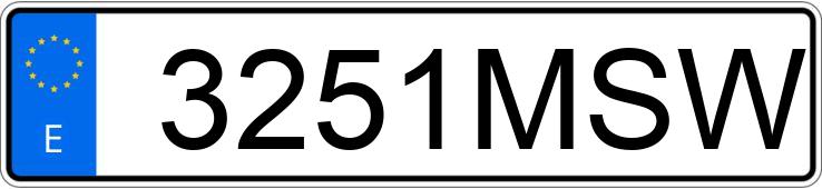 Numer rejestracyjny 3251MSW posiada RENAULT TRAFIC Numer rejestracyjny 3251MSW posiada RENAULT TRAFIC