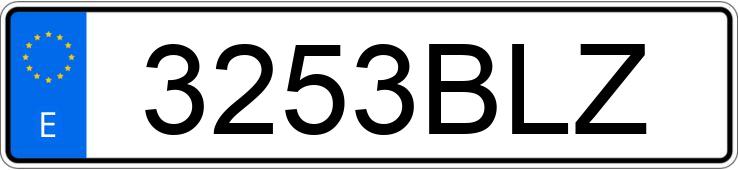 Numer rejestracyjny 3253BLZ posiada OPEL VECTRA Numer rejestracyjny 3253BLZ posiada OPEL VECTRA