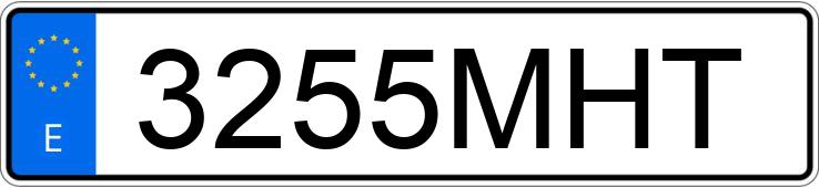 Numer rejestracyjny 3255MHT posiada BMW SERIE 1