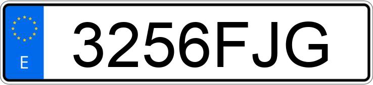 Numer rejestracyjny 3256FJG posiada HONDA CIVIC