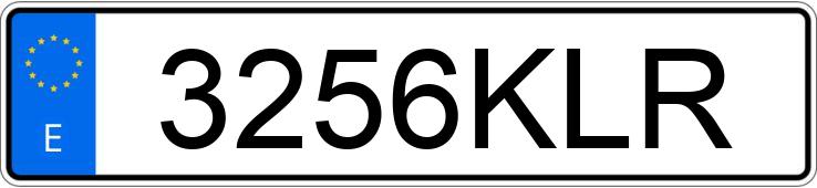 Numer rejestracyjny 3256KLR posiada RENAULT GRAND KANGOO