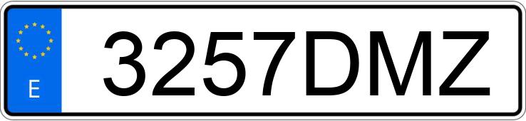 Numer rejestracyjny 3257DMZ posiada SEAT LEON Numer rejestracyjny 3257DMZ posiada SEAT LEON