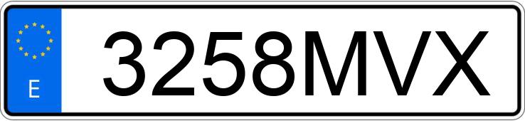 Numer rejestracyjny 3258MVX posiada SEAT LEON