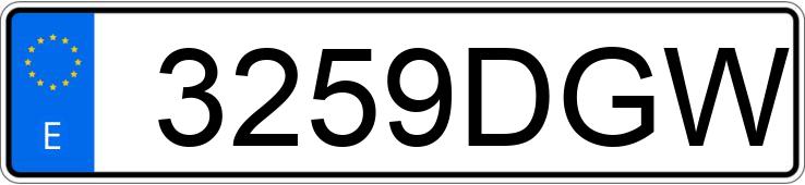 Numer rejestracyjny 3259DGW posiada BMW SERIE 3 Numer rejestracyjny 3259DGW posiada BMW SERIE 3