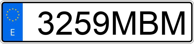 Numer rejestracyjny 3259MBM posiada MAZDA MAZDA2