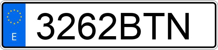 Numer rejestracyjny 3262BTN posiada PEUGEOT 206 Numer rejestracyjny 3262BTN posiada PEUGEOT 206