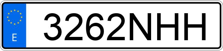 Numer rejestracyjny 3262NHH posiada EBRO S700