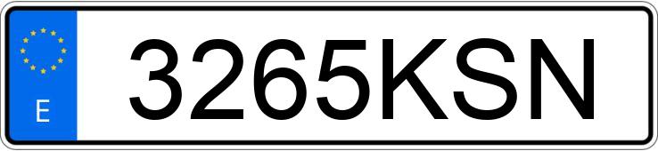 Numer rejestracyjny 3265KSN posiada HONDA MONKEY