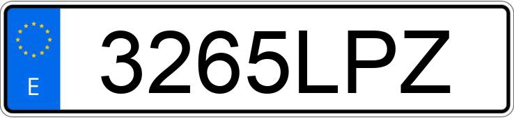 Numer rejestracyjny 3265LPZ posiada AUDI A4