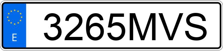 Numer rejestracyjny 3265MVS posiada RENAULT CAPTUR