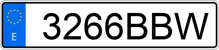 Numer rejestracyjny 3266BBW posiada PEUGEOT BOXER CAAB 350L 2.5TD