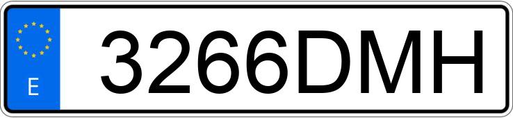 Numer rejestracyjny 3266DMH posiada SEAT LEON