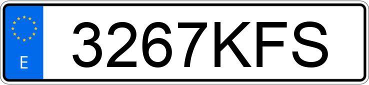 Numer rejestracyjny 3267KFS posiada PEUGEOT 3008