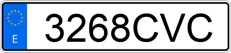 Numer rejestracyjny 3268CVC posiada MERCEDES SLK (170-171)