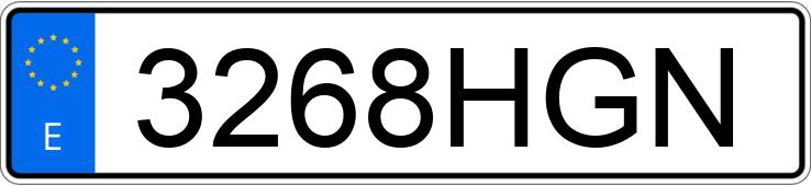 Numer rejestracyjny 3268HGN posiada CITROEN C4 PICASSO 5PZ