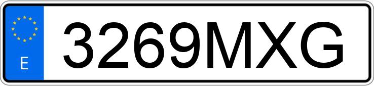 Numer rejestracyjny 3269MXG posiada ABARTH 500