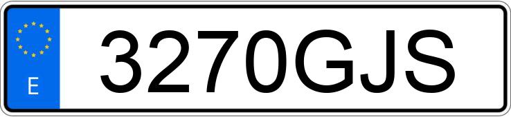 Numer rejestracyjny 3270GJS posiada OPEL CORSA