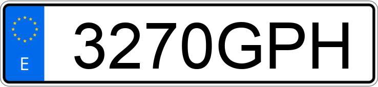 Numer rejestracyjny 3270GPH posiada FORD FOCUS