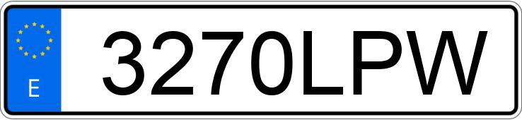 Numer rejestracyjny 3270LPW posiada RENAULT CAPTUR