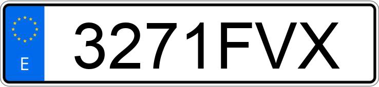 Numer rejestracyjny 3271FVX posiada ALFA ROMEO 159