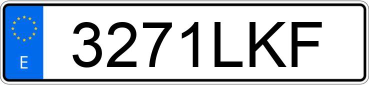 Numer rejestracyjny 3271LKF posiada PEUGEOT 308