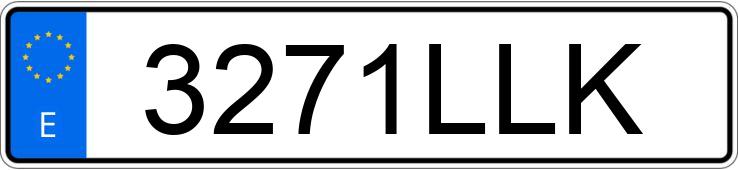 Numer rejestracyjny 3271LLK posiada HYUNDAI TUCSON