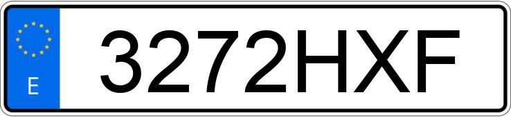 Numer rejestracyjny 3272HXF posiada VOLKSWAGEN POLO