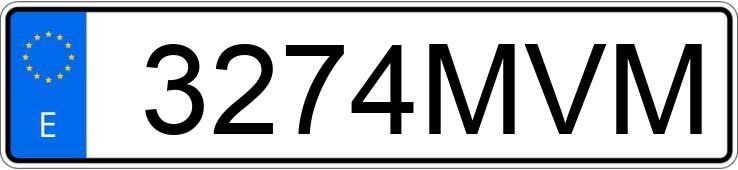 Numer rejestracyjny 3274MVM posiada TOYOTA GR YARIS