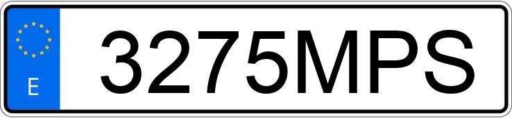 Numer rejestracyjny 3275MPS posiada DACIA DUSTER