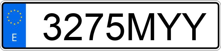 Numer rejestracyjny 3275MYY posiada NISSAN QASHQAI Numer rejestracyjny 3275MYY posiada NISSAN QASHQAI