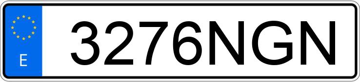 Numer rejestracyjny 3276NGN posiada FORD FOCUS