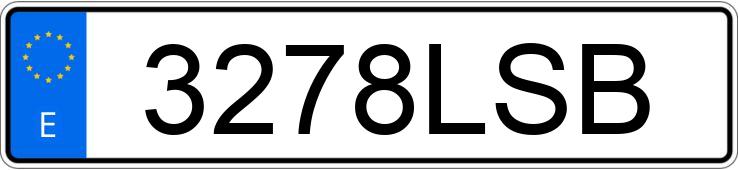 Numer rejestracyjny 3278LSB posiada BMW SERIE 1